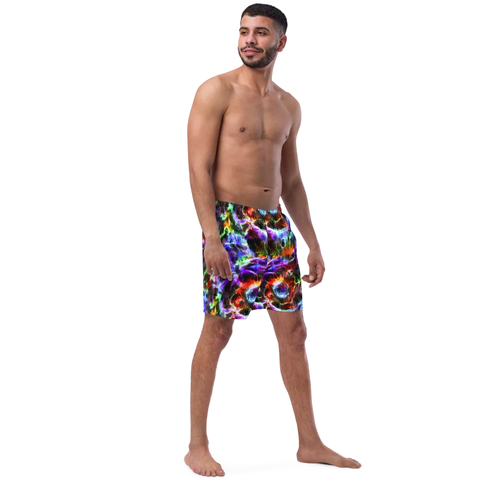 Aurora Inferno on Swim Trunks — Right Front