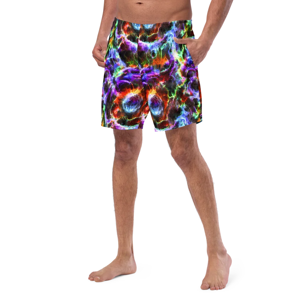 Aurora Inferno on Swim Trunks — Left Front