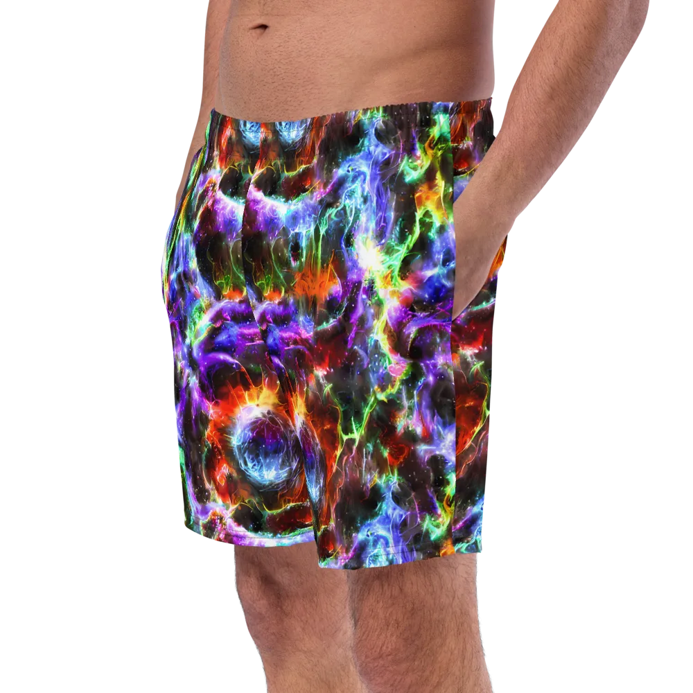 Aurora Inferno on Swim Trunks — Left Front