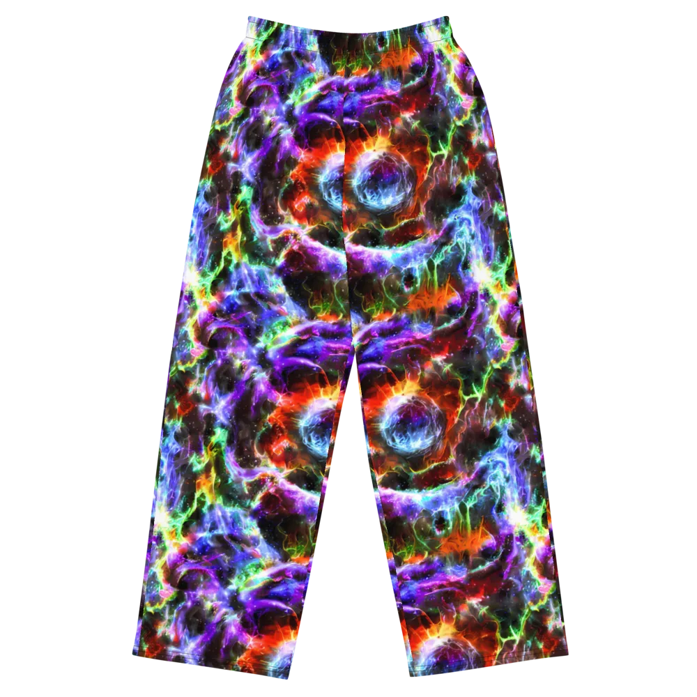 Aurora Inferno on Wide-Leg Pants — Front