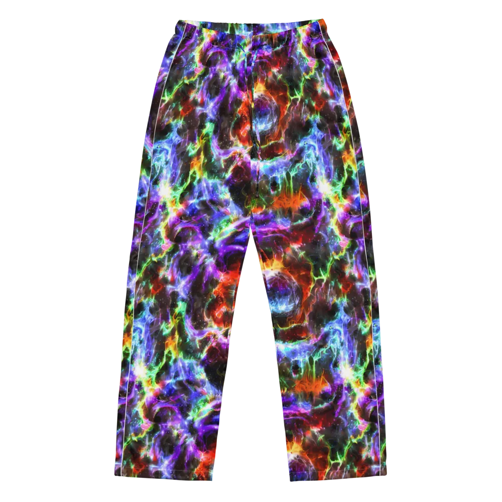 Aurora Inferno on Women's Pajama Pants — Front