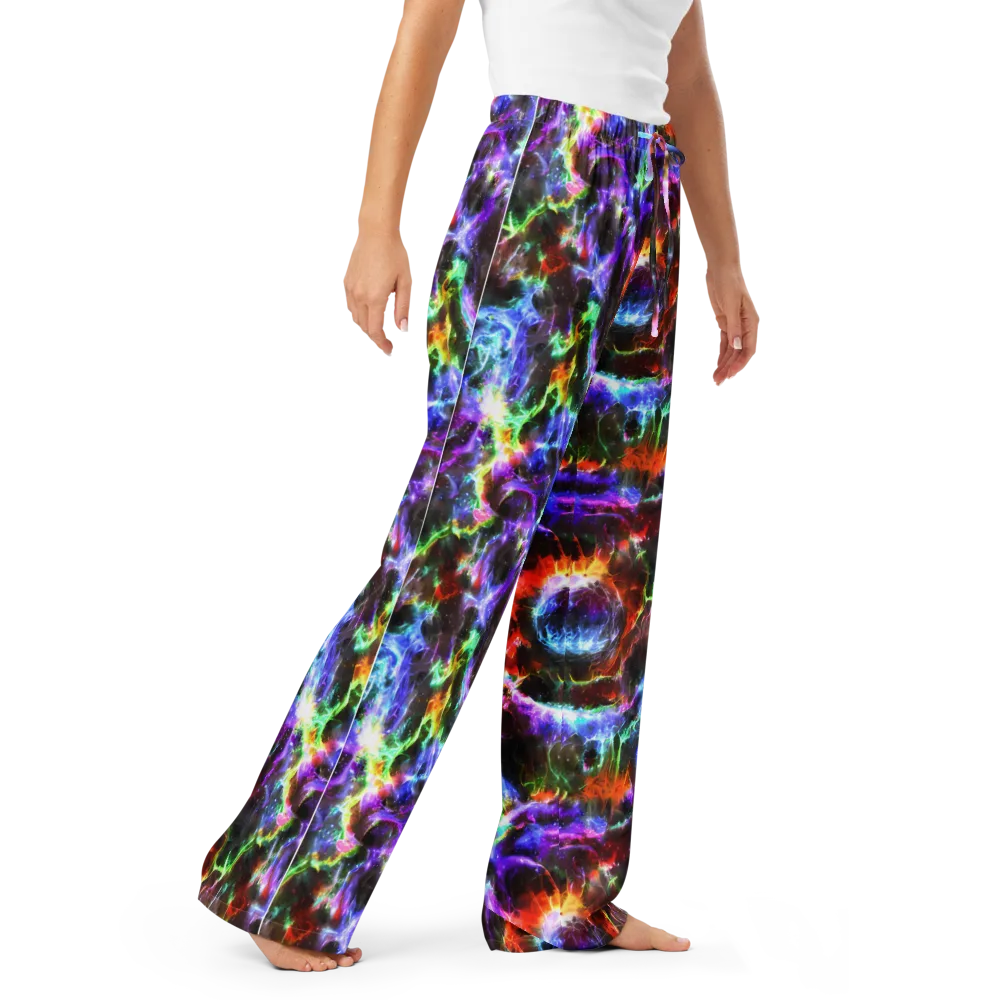 Aurora Inferno on Women's Pajama Pants — Right Front