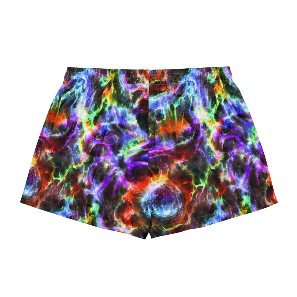 Aurora Inferno on Women's Pajama Shorts — Back