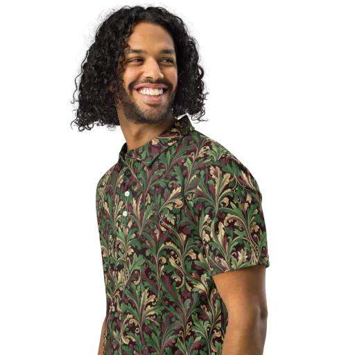 Acanthus Royale on a Men's Slim Fit Polo Shirt