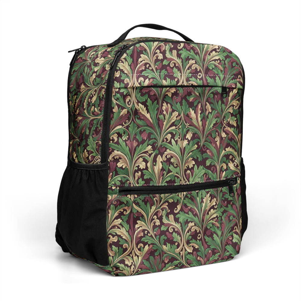 Acanthus Royale on Utility Backpack — Right Front