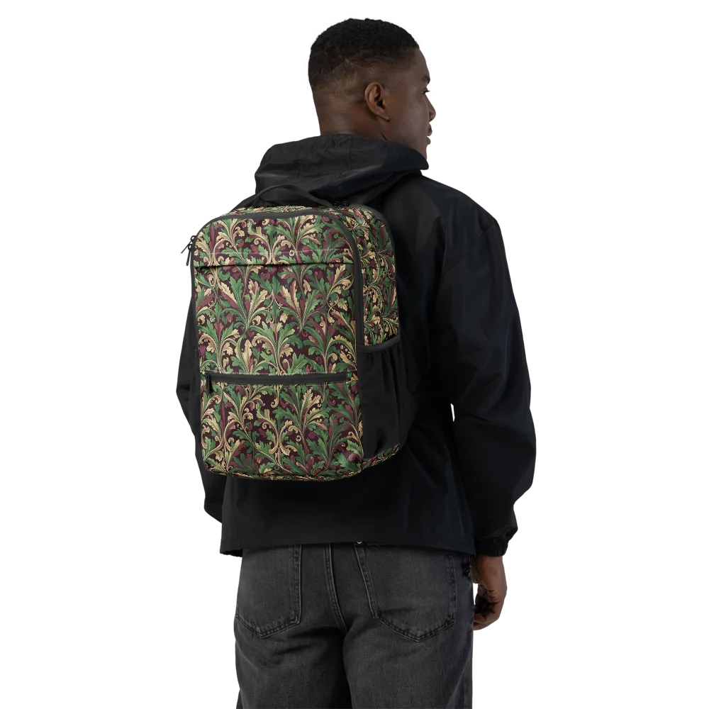 Acanthus Royale on Utility Backpack — Back