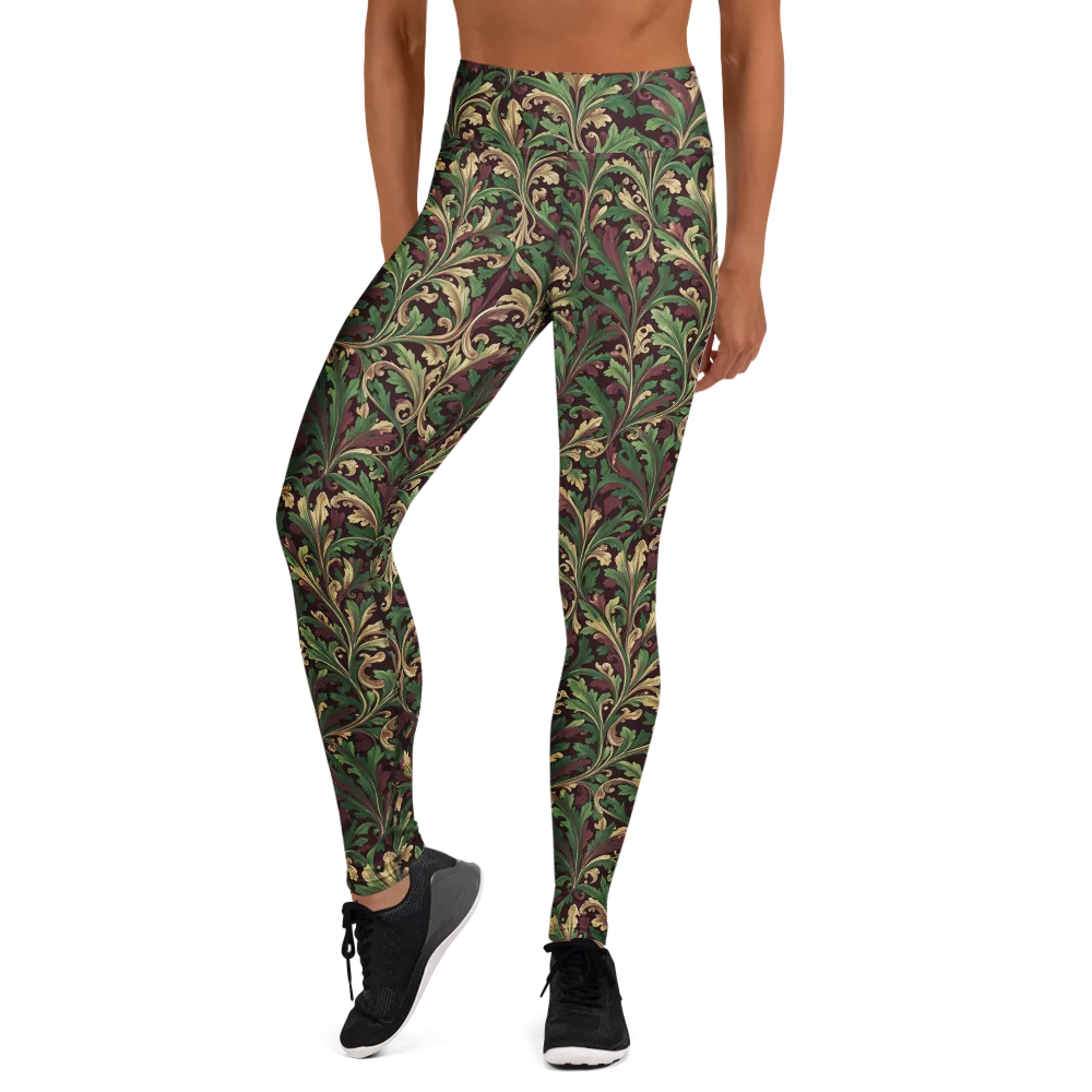 Acanthus Royale on Yoga Leggings — Front