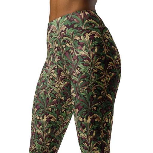 Acanthus Royale on a Yoga Leggings