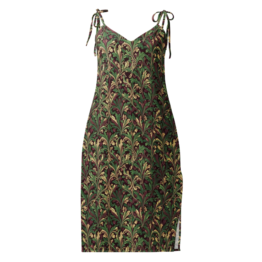 Acanthus Royale on Slip Dress — Front