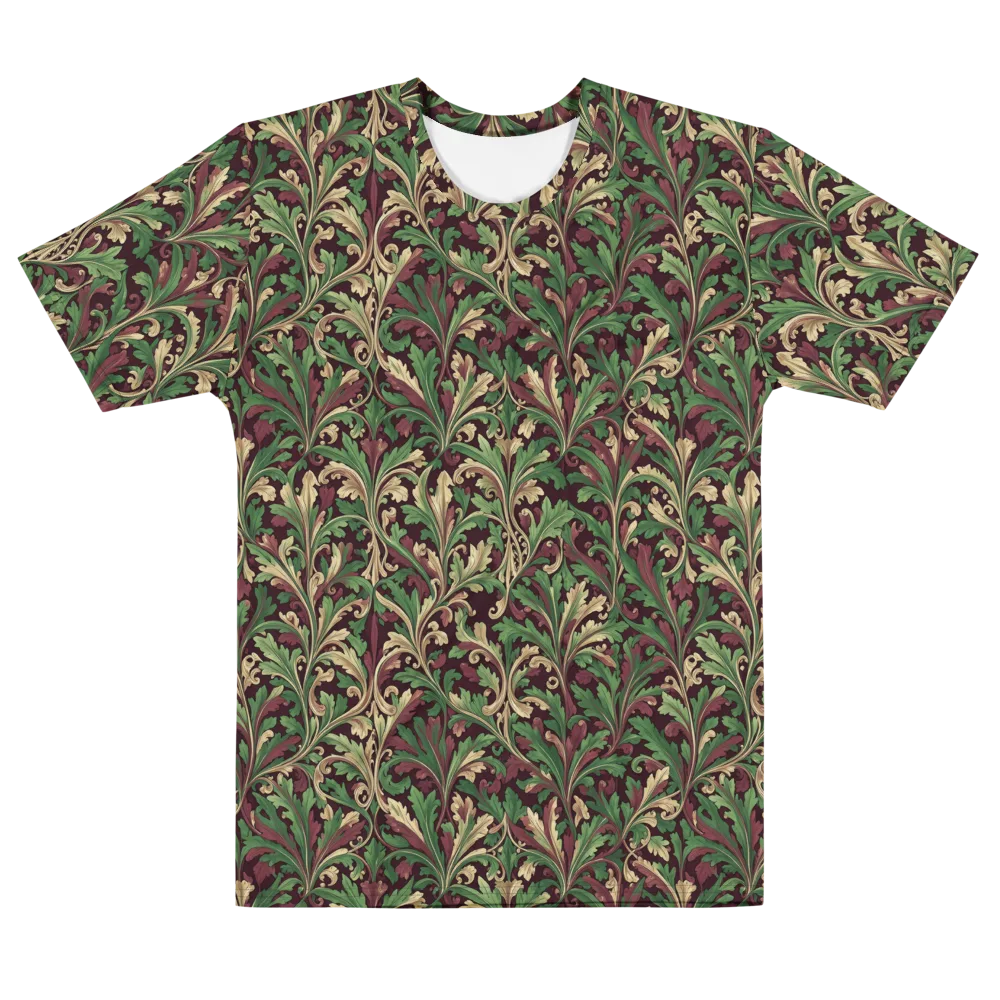 Acanthus Royale on Men's Cotton Crew Neck T-Shirt — Front