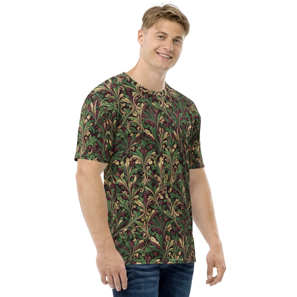 Acanthus Royale on Men's Crew Neck T-Shirt — Right