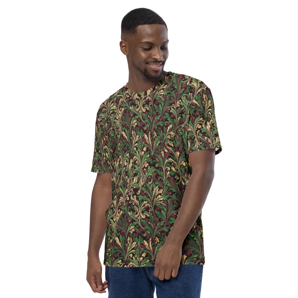 Acanthus Royale on Men's Crew Neck T-Shirt — Left