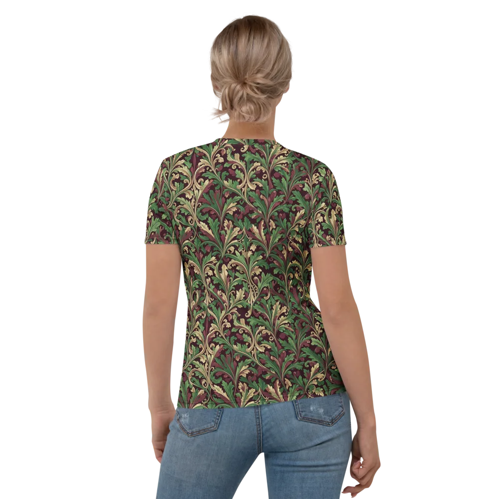 Acanthus Royale on Women's Crew Neck T-Shirt — Back