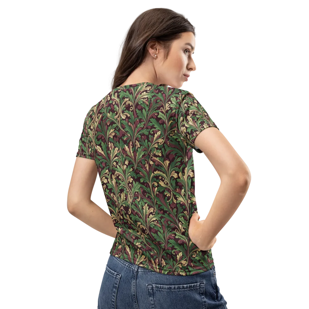 Acanthus Royale on Women's Crew Neck T-Shirt — Back