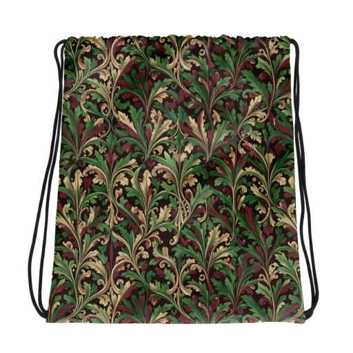 Acanthus Royale on a Drawstring Bag