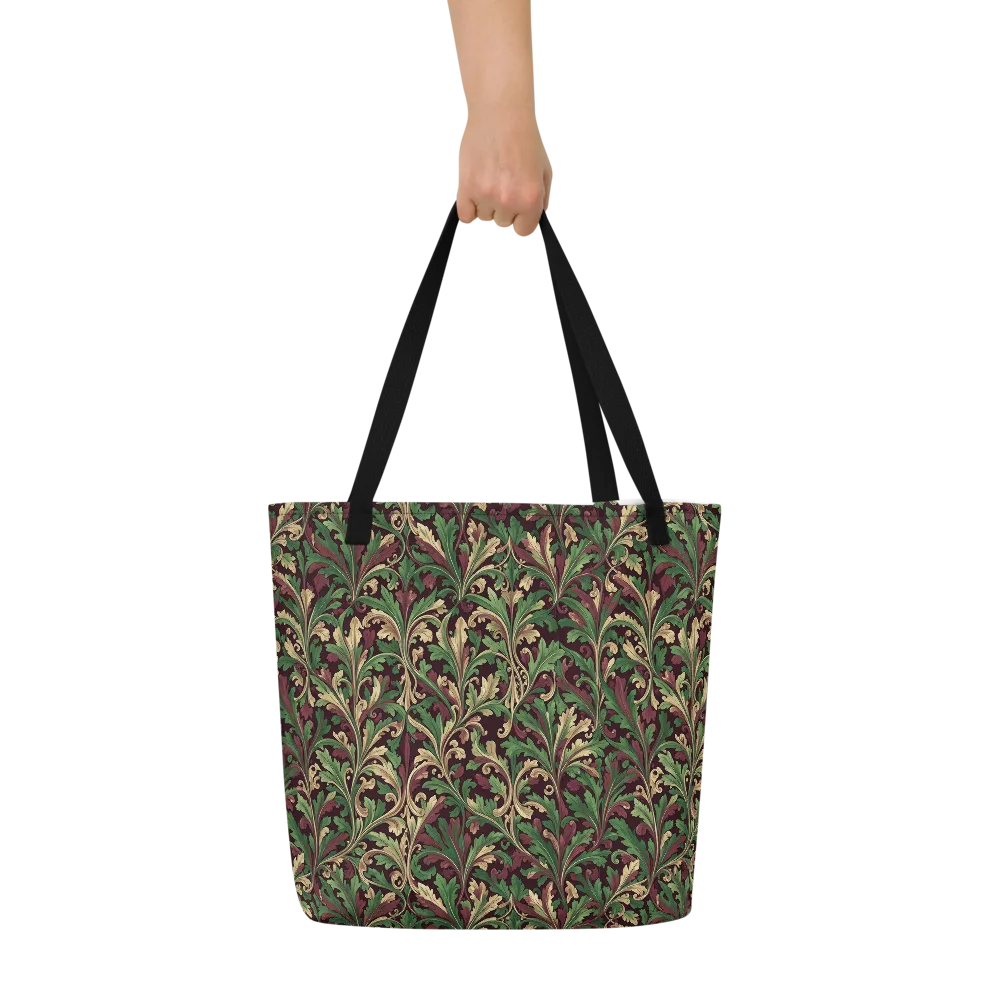 Acanthus Royale on Large Tote Bag W/ Pocket — Front
