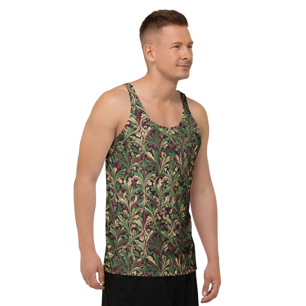 Acanthus Royale on Men's Tank Top — Right Front