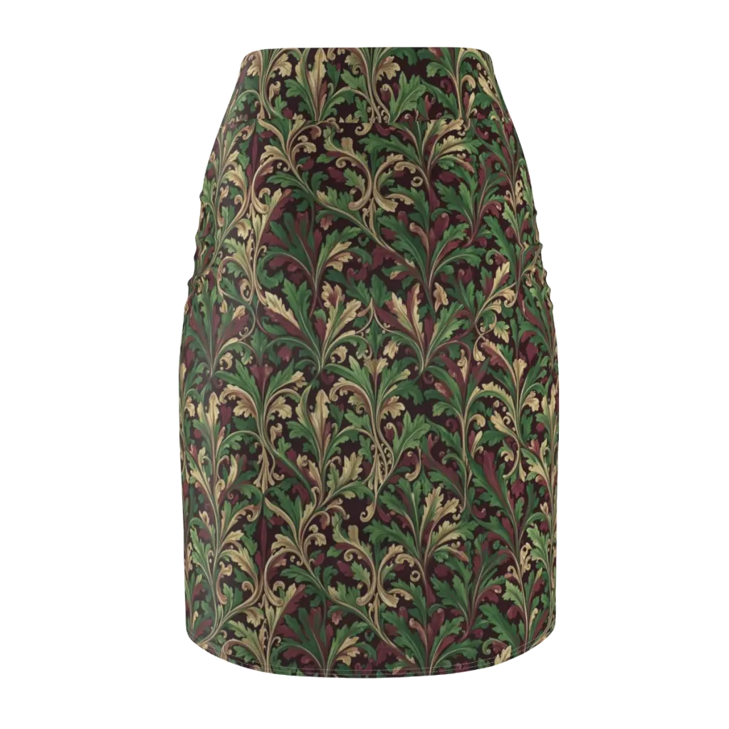 Acanthus Royale on Pencil Skirt — Back