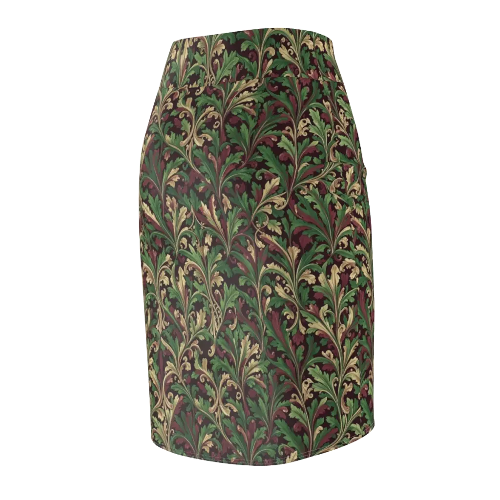 Acanthus Royale on Pencil Skirt — Back Side