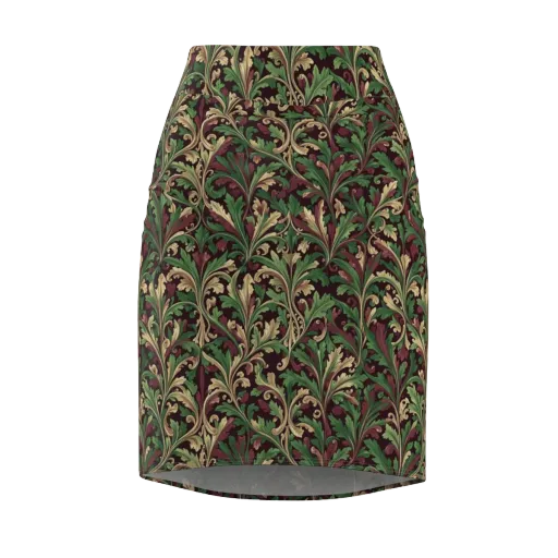Acanthus Royale on a Pencil Skirt
