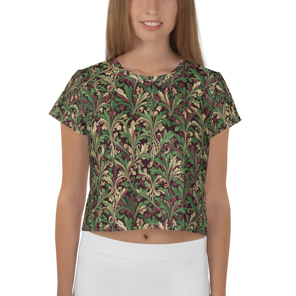 Acanthus Royale on Crop Tee — Front