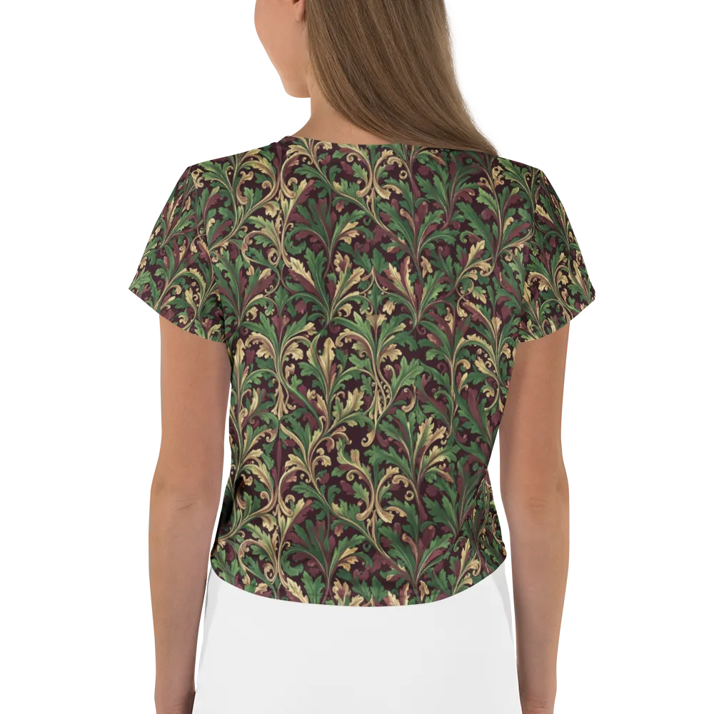 Acanthus Royale on Crop Tee — Back