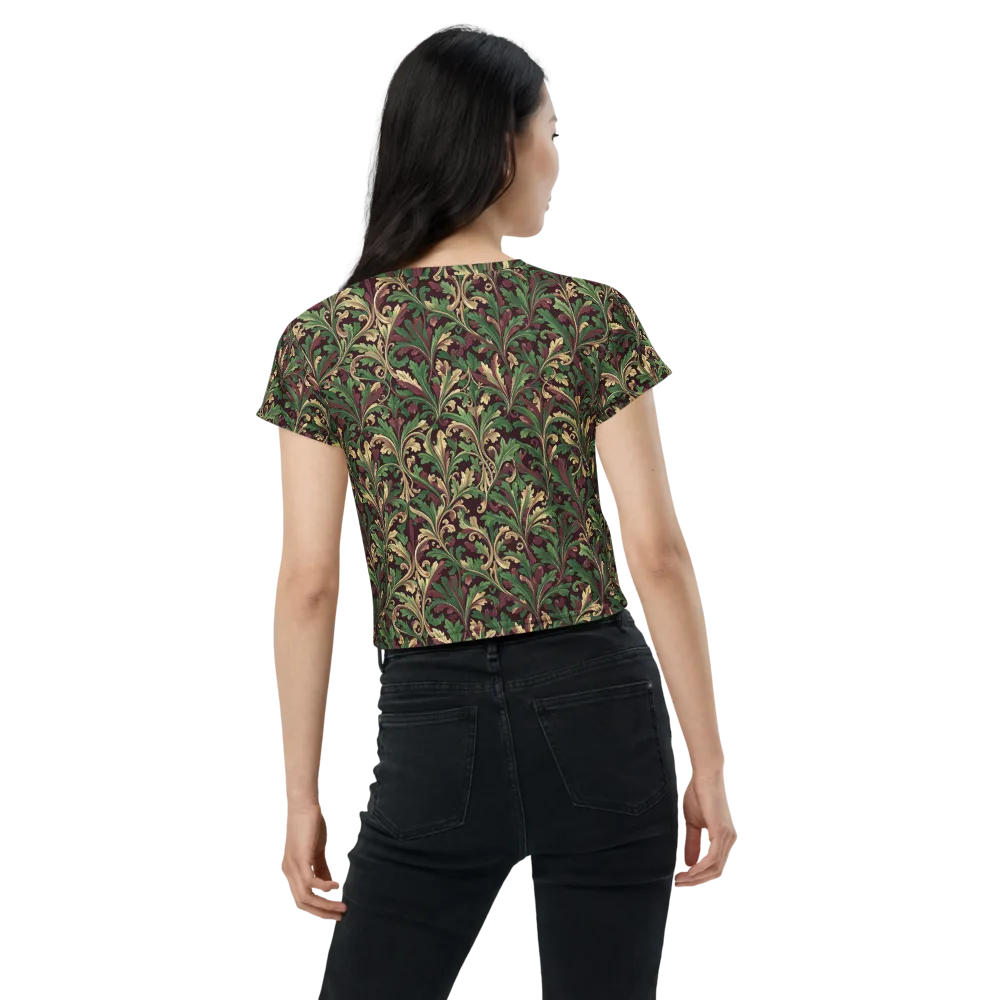 Acanthus Royale on Crop Tee — Back