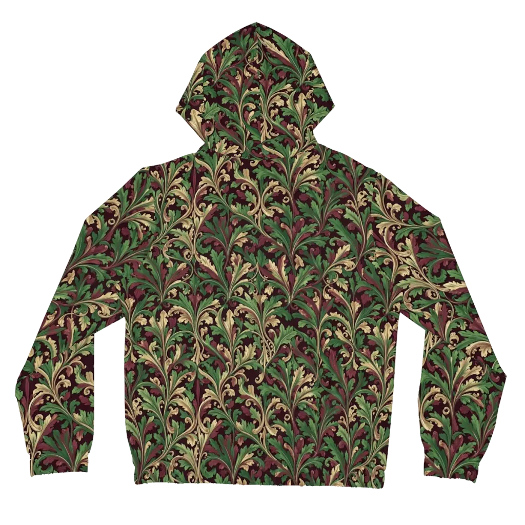 Acanthus Royale on Women's Full-Zip Hoodie — Back