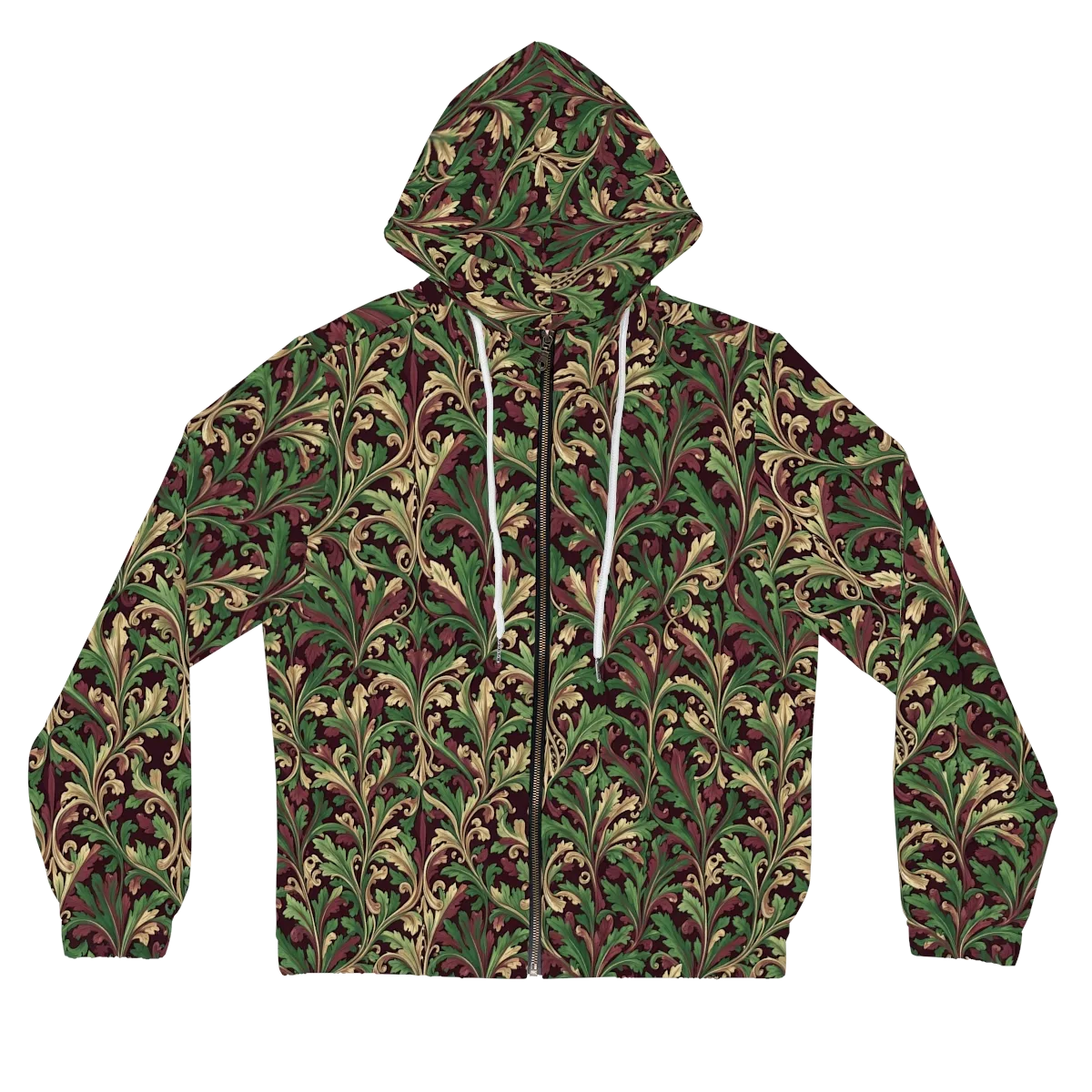 Acanthus Royale on Women's Full-Zip Hoodie — Front