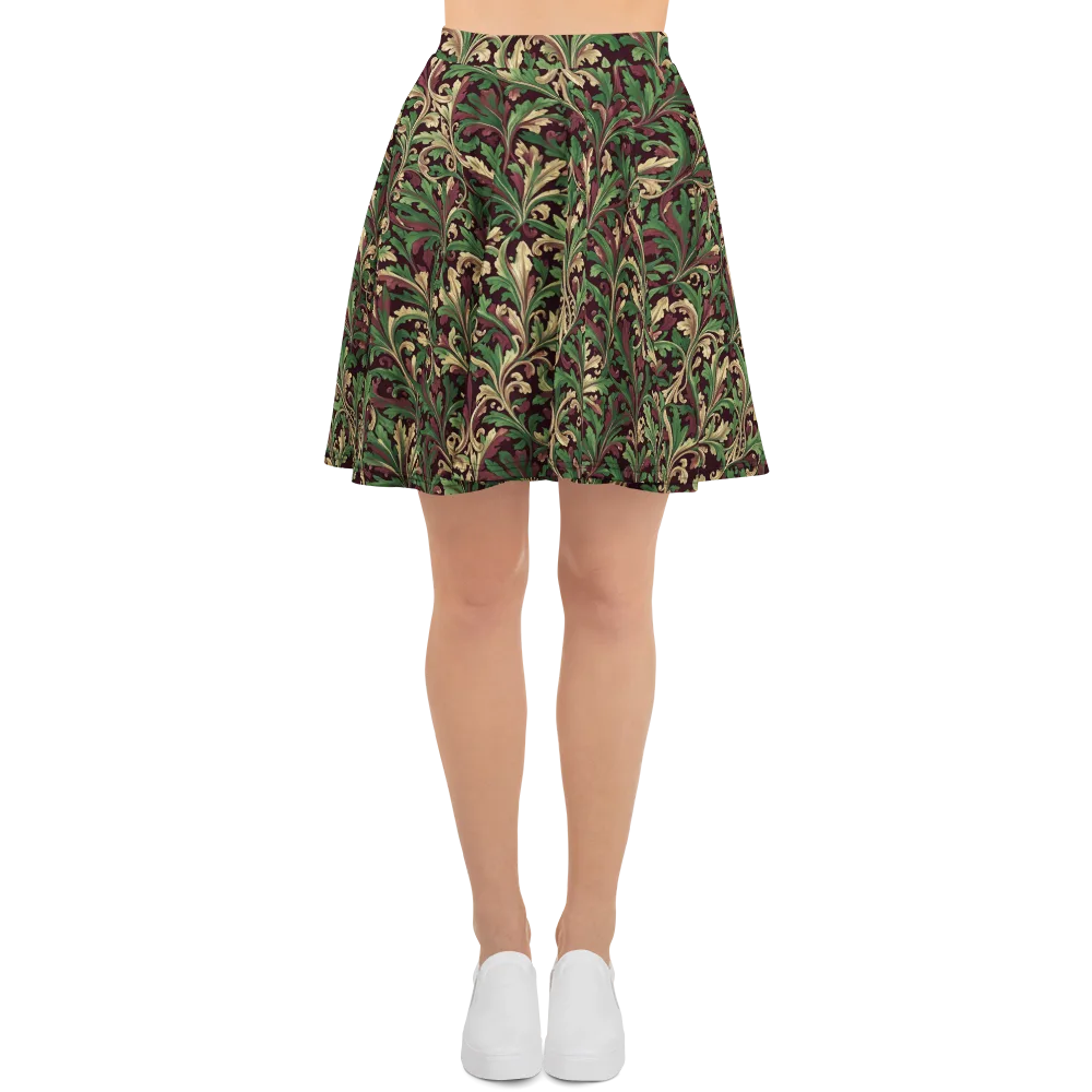 Acanthus Royale on Skater Skirt — Front