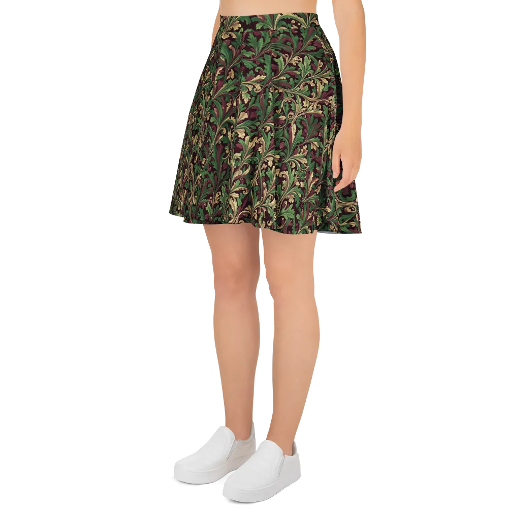Acanthus Royale on Skater Skirt — Left