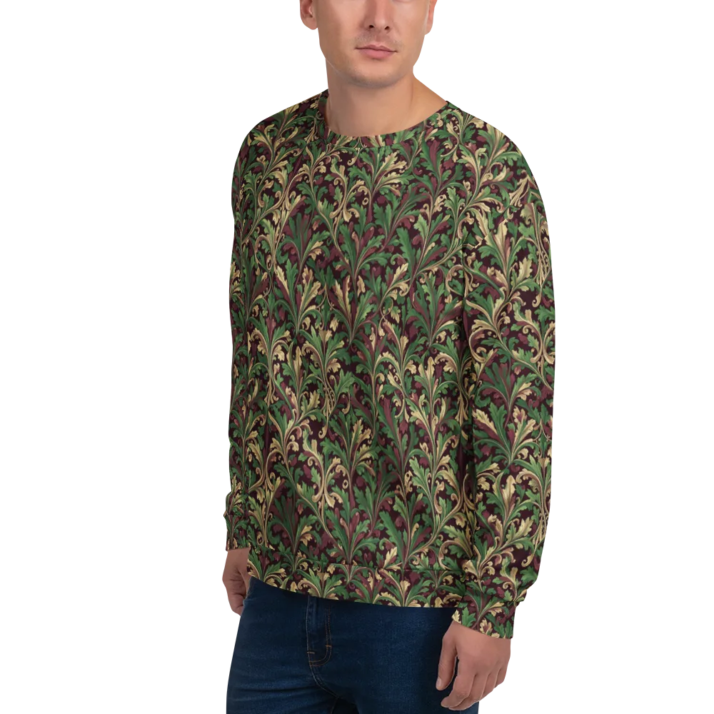 Acanthus Royale on Sweatshirt — Left Front