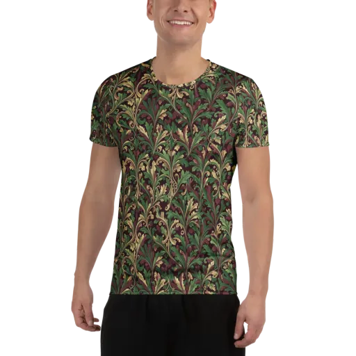 Acanthus Royale on a Men's Athletic T-Shirt