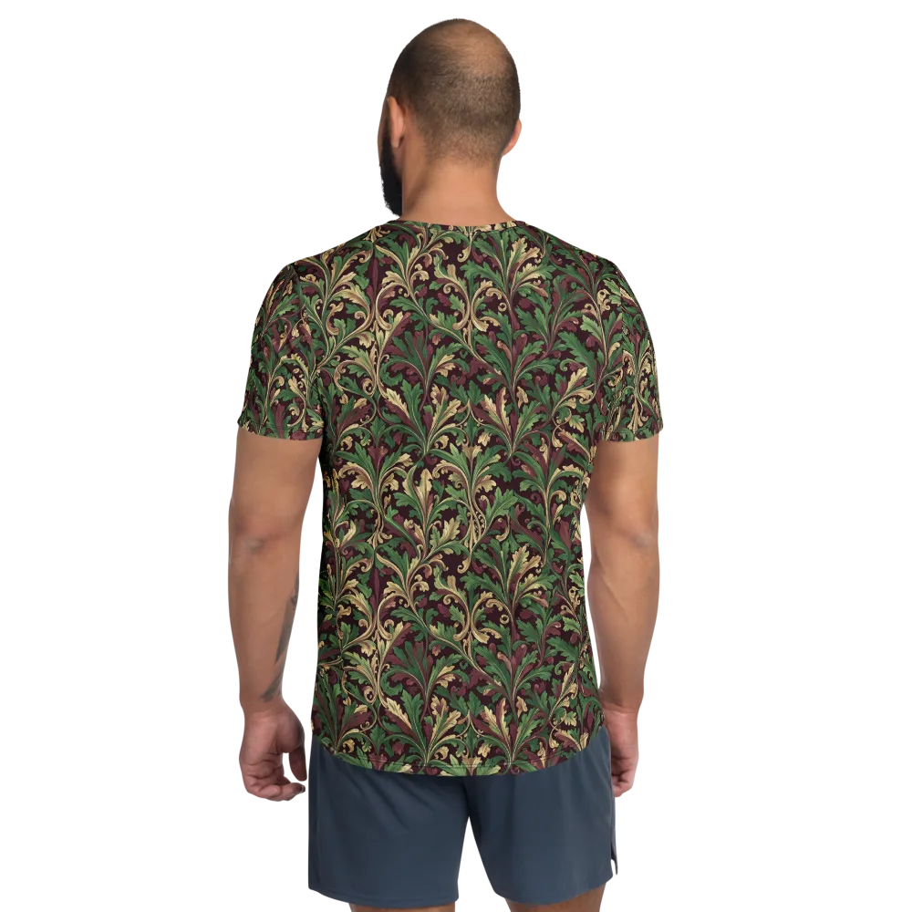 Acanthus Royale on Men's Athletic T-Shirt — Back