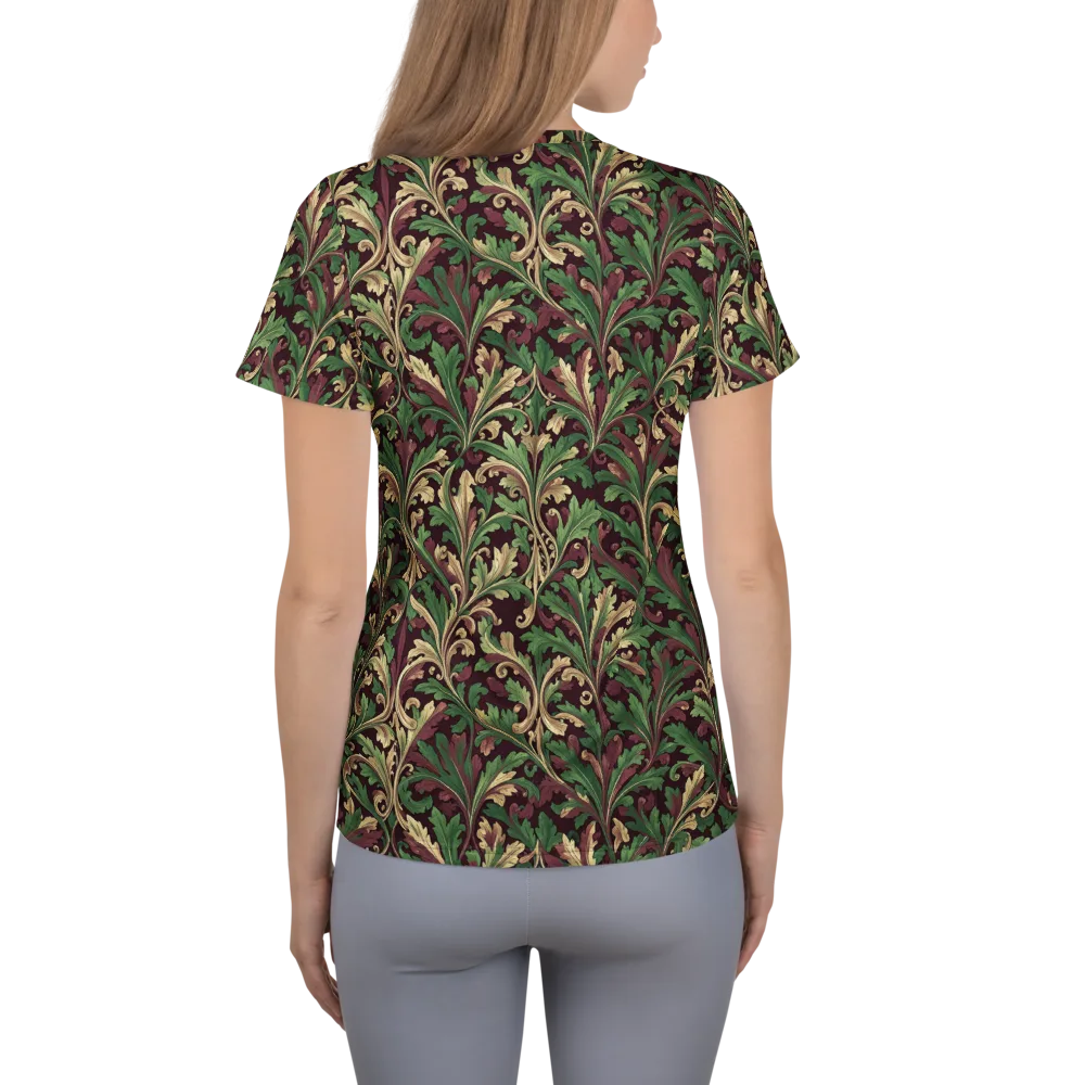 Acanthus Royale on Women's Athletic T-Shirt — Back