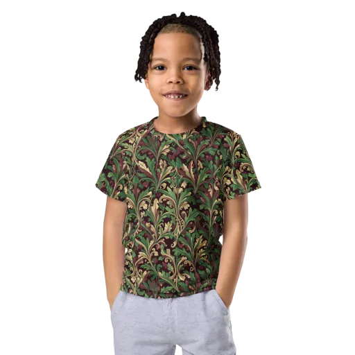 Acanthus Royale on a Kids Crew Neck T-Shirt