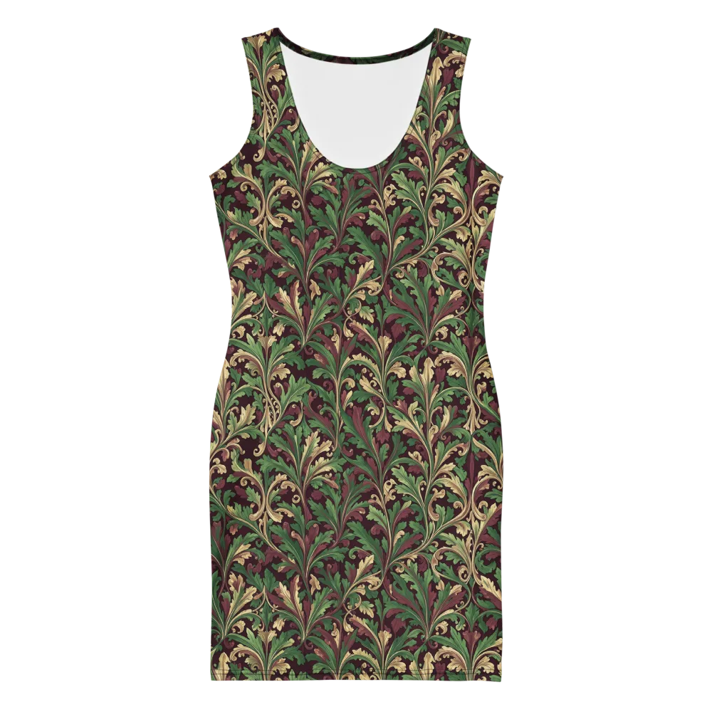 Acanthus Royale on Bodycon Dress — Front