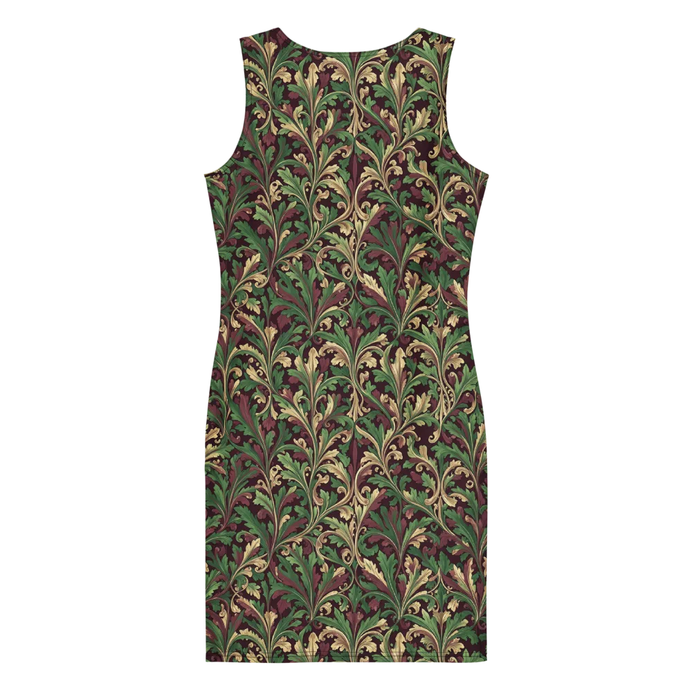 Acanthus Royale on Bodycon Dress — Back