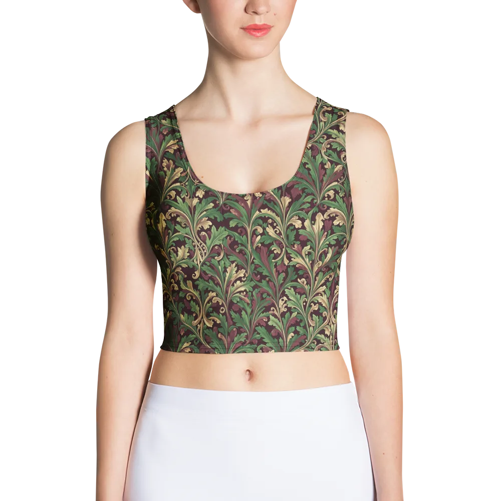 Acanthus Royale on Crop Top — Front