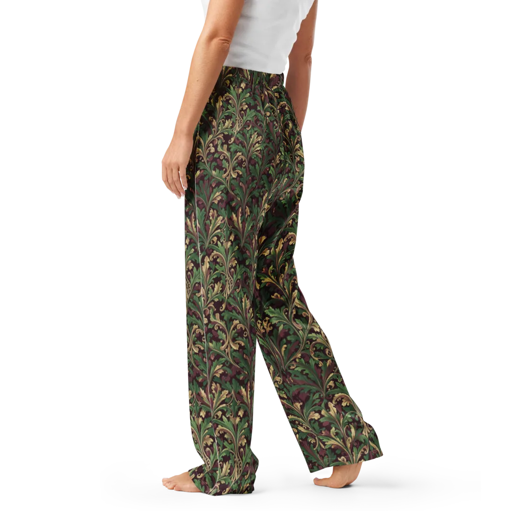Acanthus Royale on Women's Pajama Pants — Left