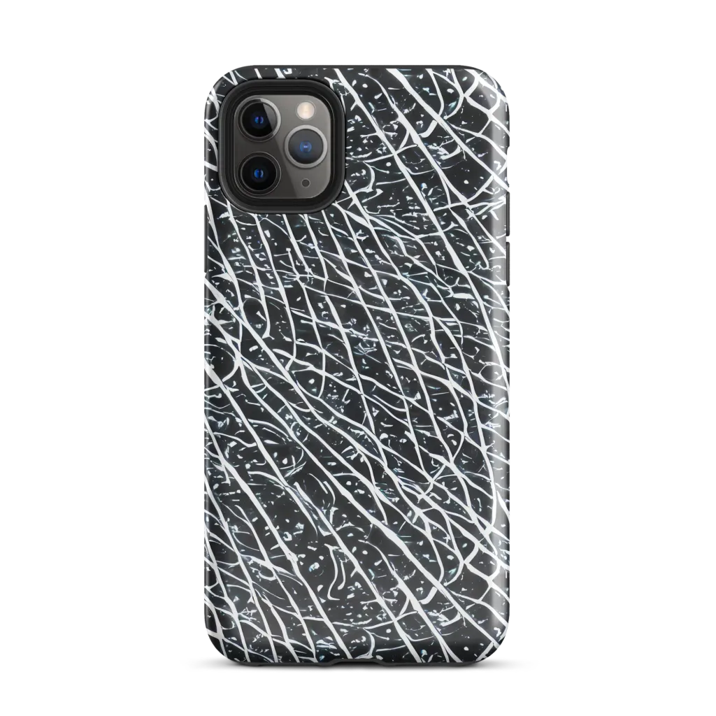 Midnight Lattice on Tough Case for iPhone® — Front