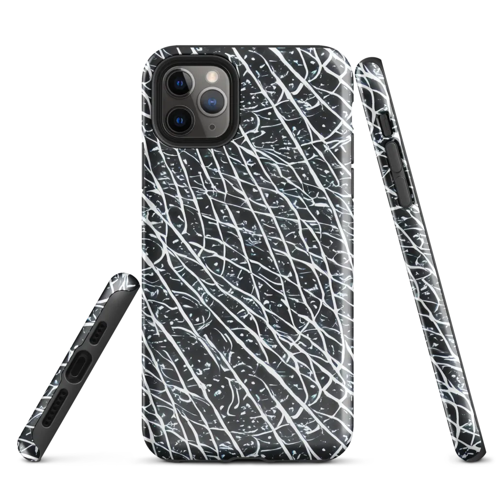 Midnight Lattice on Tough Case for iPhone® — Front