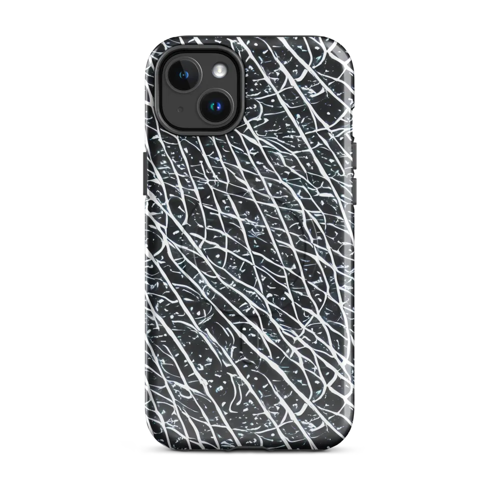Midnight Lattice on MagSafe Tough Case for iPhone® — Front