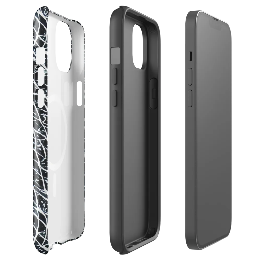 Midnight Lattice on MagSafe Tough Case for iPhone® — Front