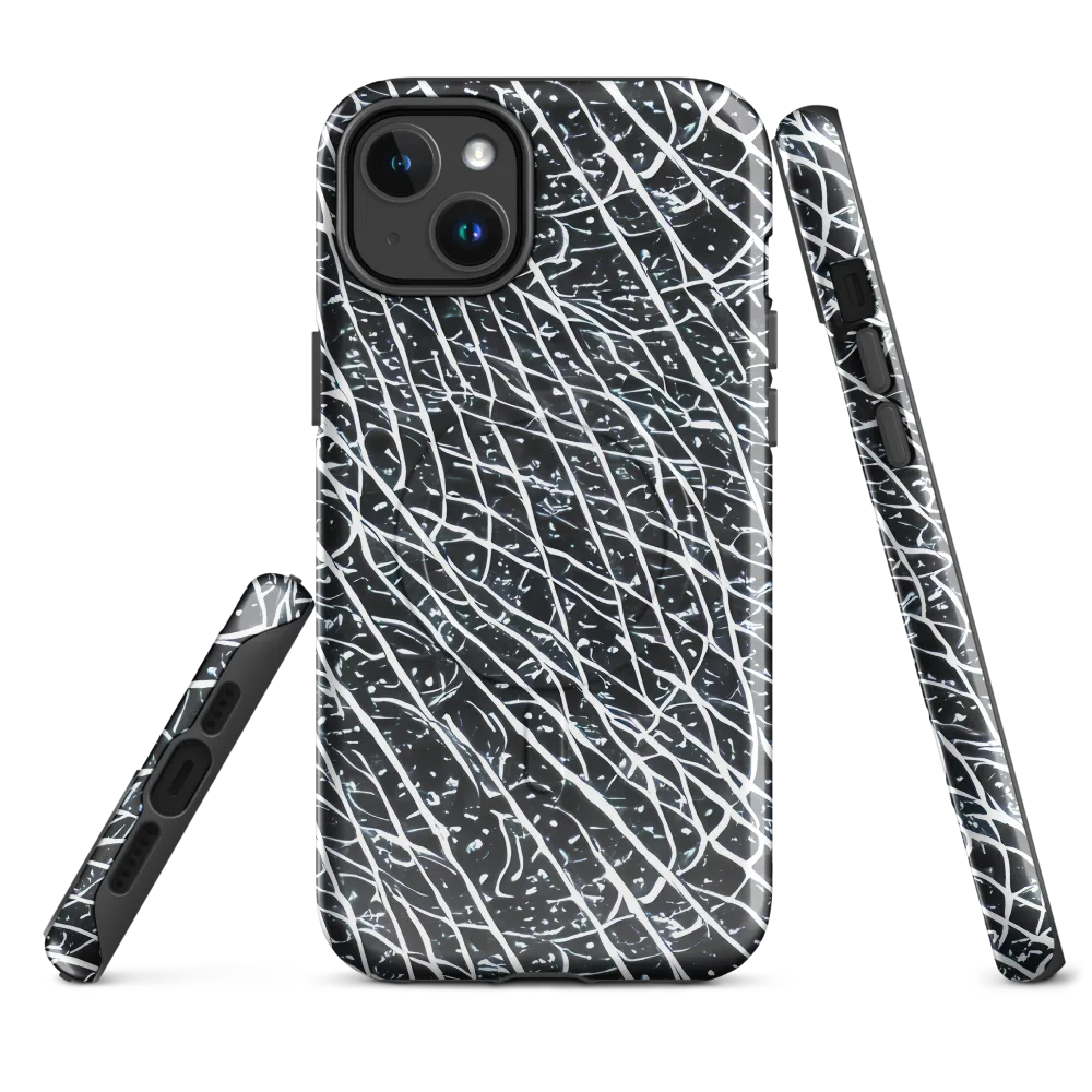 Midnight Lattice on MagSafe Tough Case for iPhone® — Front