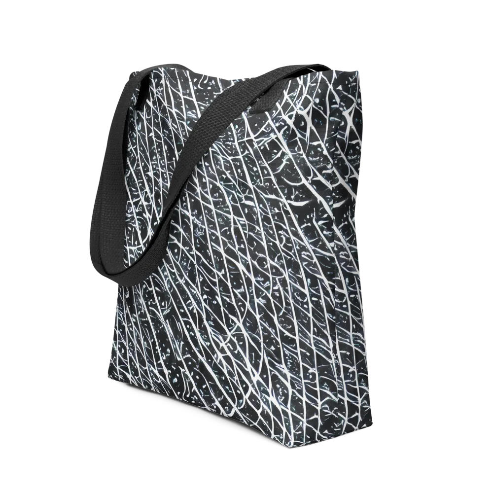 Midnight Lattice on Tote Bag — Front