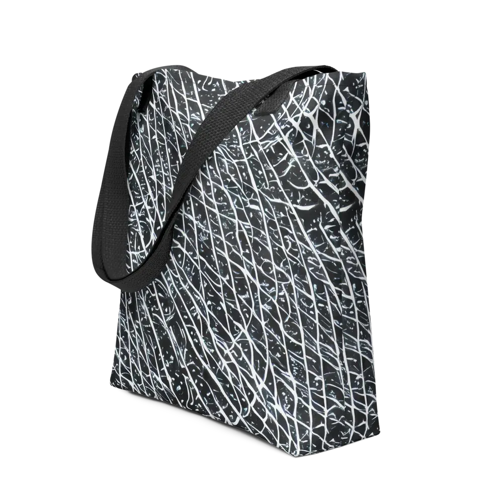 Midnight Lattice on Tote Bag — Front