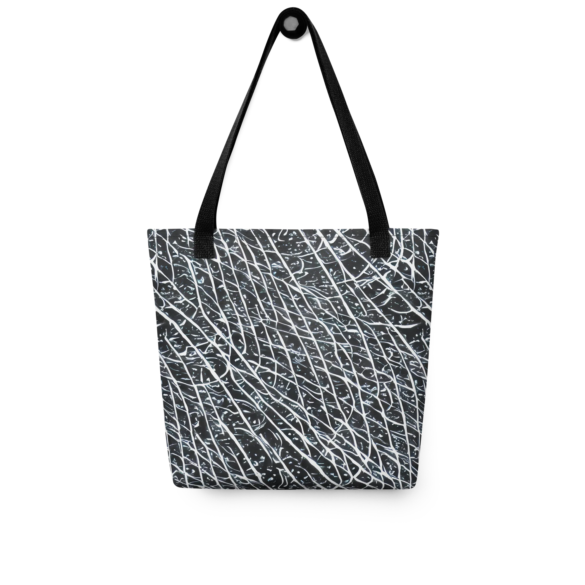 Midnight Lattice on Tote Bag — Front