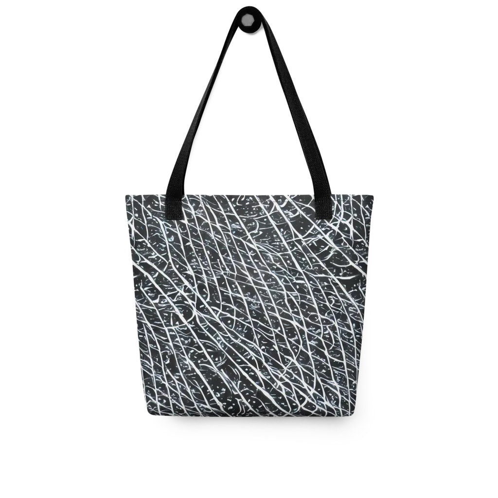 Midnight Lattice on Tote Bag — Front