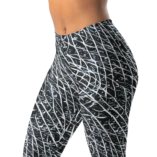 Midnight Lattice on a Leggings